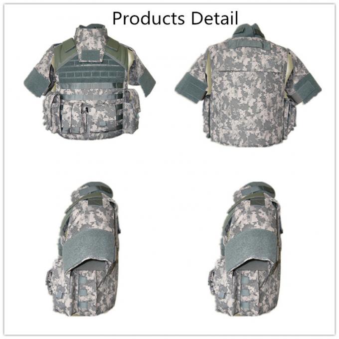 Van het Lichaamsarmor bulletproof ballistic army suit /Camouflage Aramid van Nijiiia het Verzwijgbare Kogelvrije Kostuum