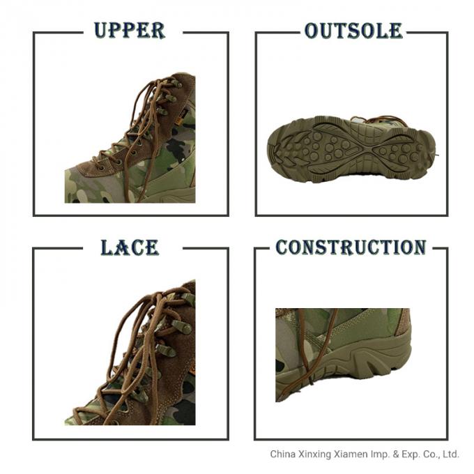 De Woestijnlaarzen van het camouflage Militaire Tactische Gevecht voor de Mens