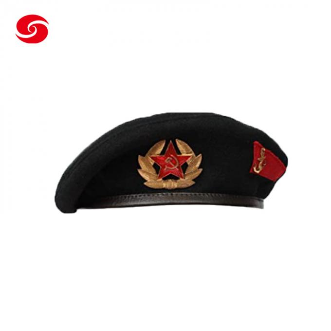 De uitstekende Russische Unisex- van de de Wolbaret van het Baret Originele Sovjetleger Unisex-Hoed Echte Headwear
