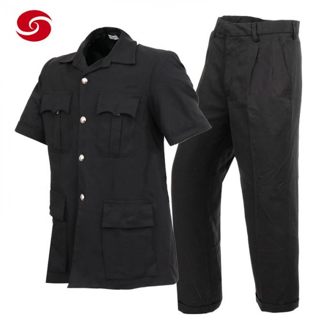 Zwarte Politieman Suit van de de zomer de Korte Koker RT voor de Mens