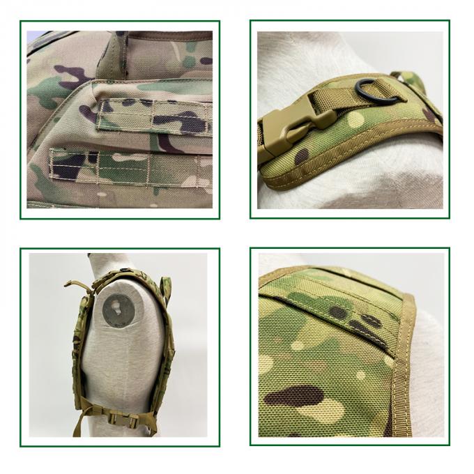 Aangepaste de Molborst Rig Military Ballistic Plate Carrier van het Camouflage Tactische Vest