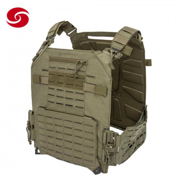 Hoog - het Vest van Rig Plate Carrier Military Tactical van de kwaliteitsborst met Snelle Versiegesp