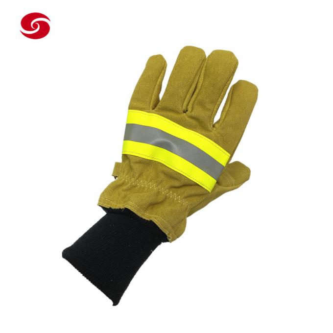 Militaire Hittebestendige Brandbestrijdings van de de Brandredding van Brandbestrijdersfireman gloves emergency de Veiligheidshandschoenen van Protictive